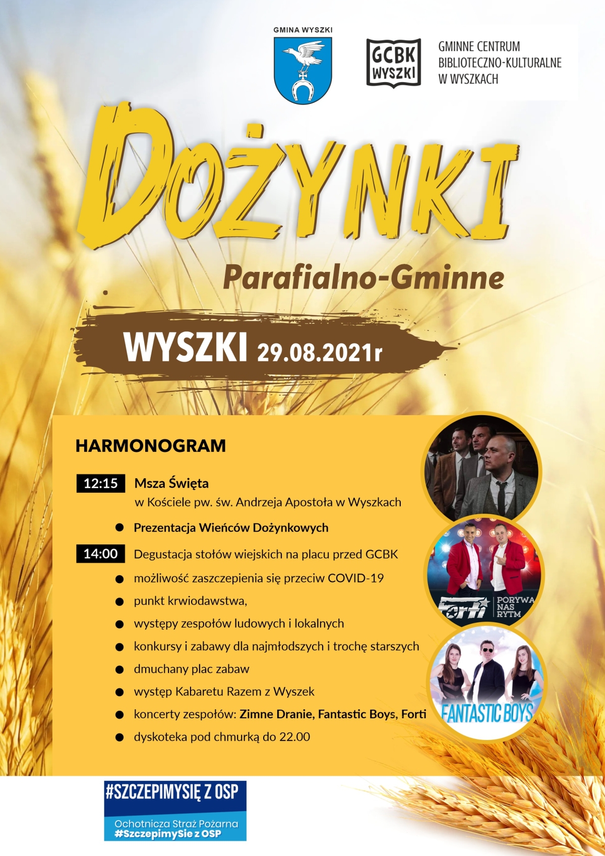 Dożynki Wyszki plakat