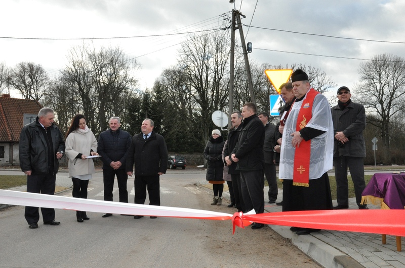 Otwarcie drogi Strabla - Łyse, 03.02.2016 r.