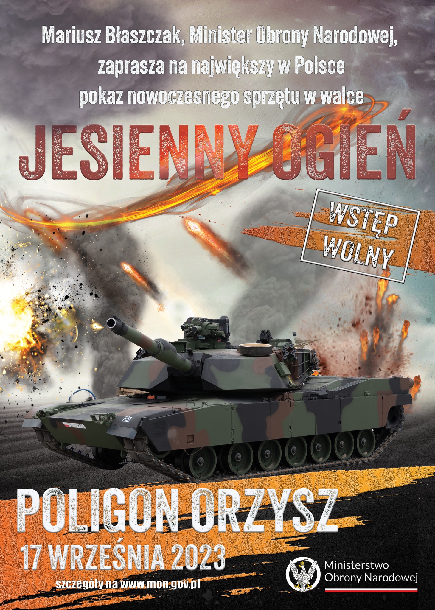 PLAKAT Jesienny ogień