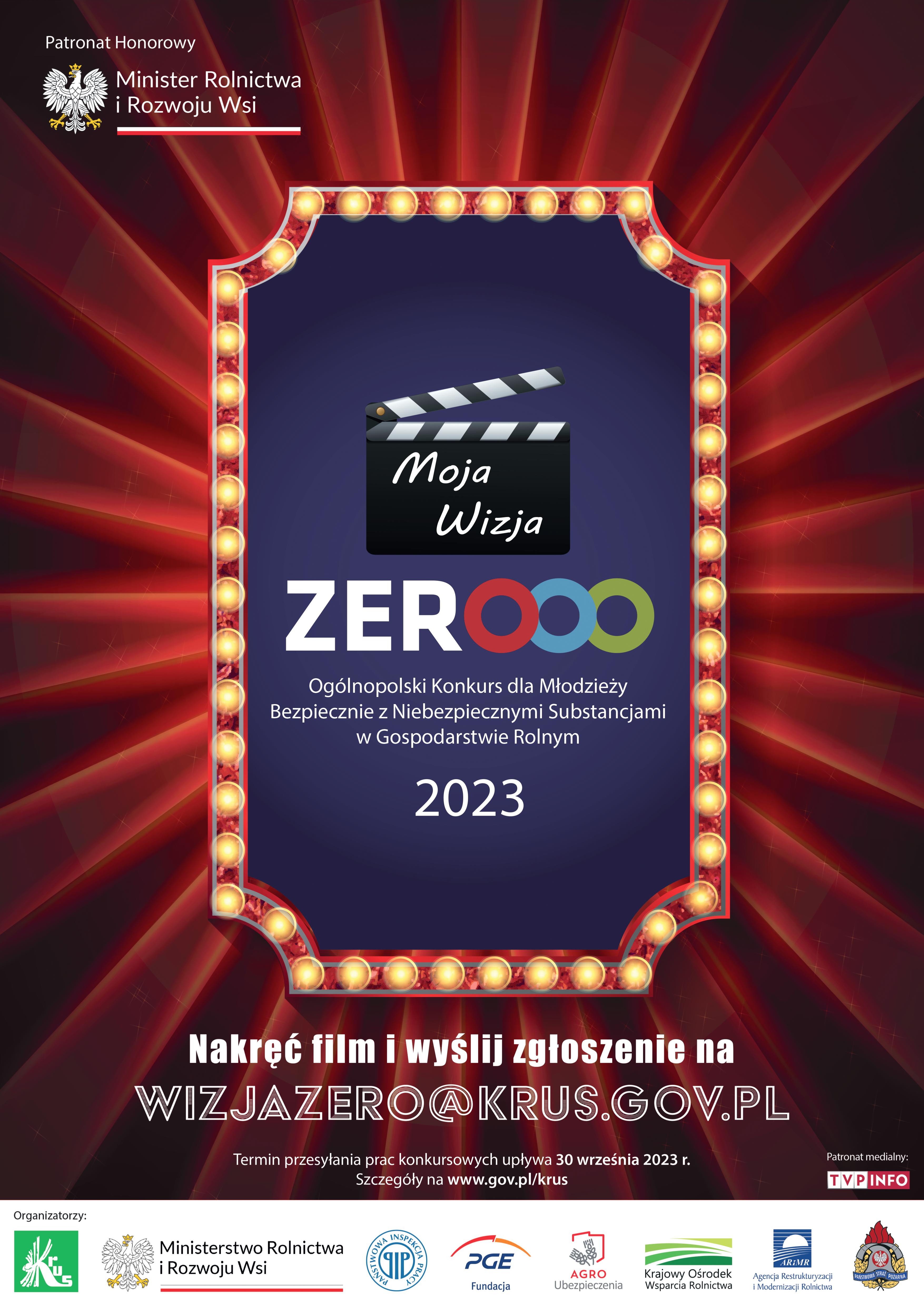 Plakat Wizja Zero 2023