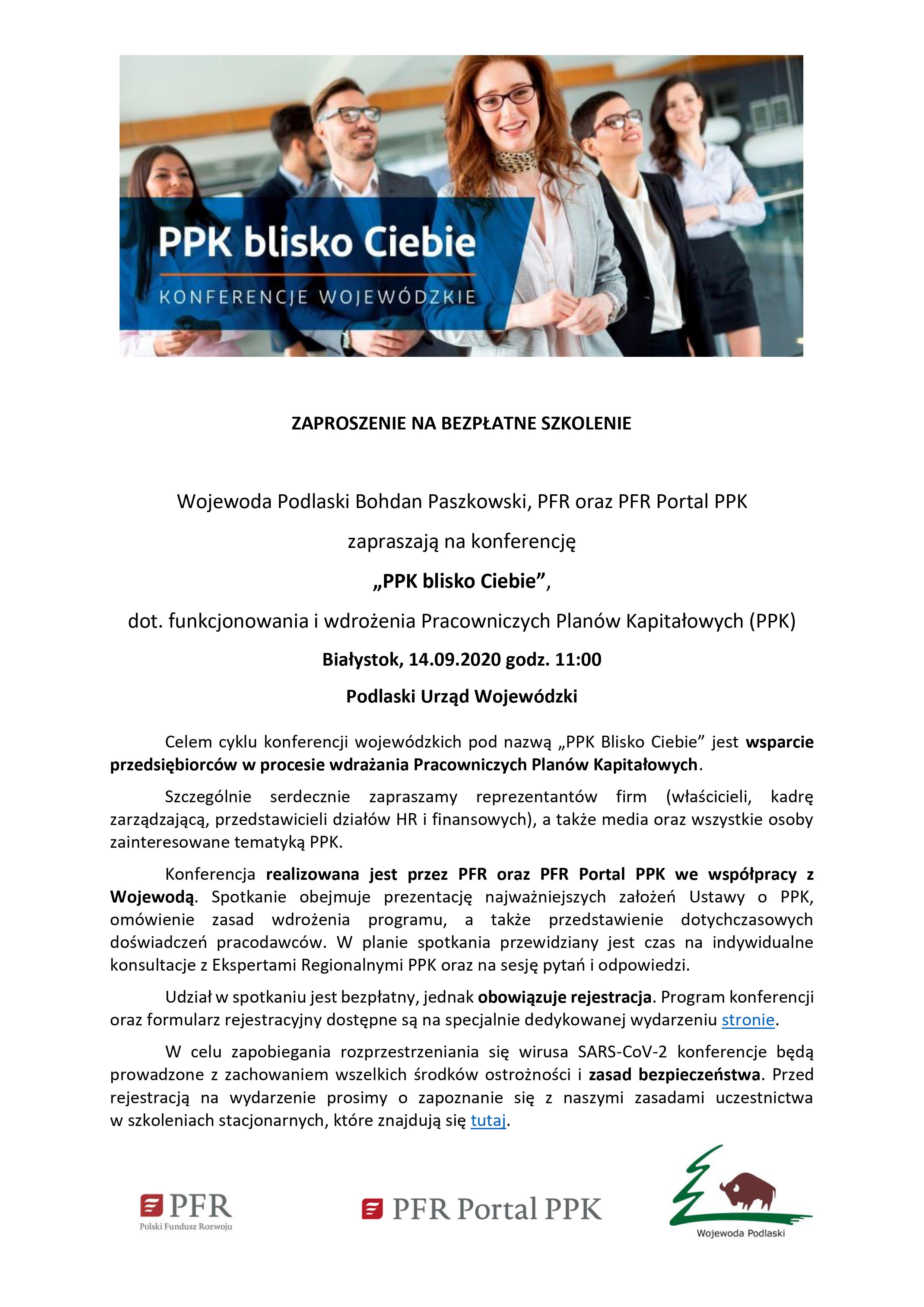 zaproszenie ppk