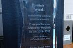 Gmina Wyszki wyróżniona za skuteczne pozyskiwanie środków z PROW